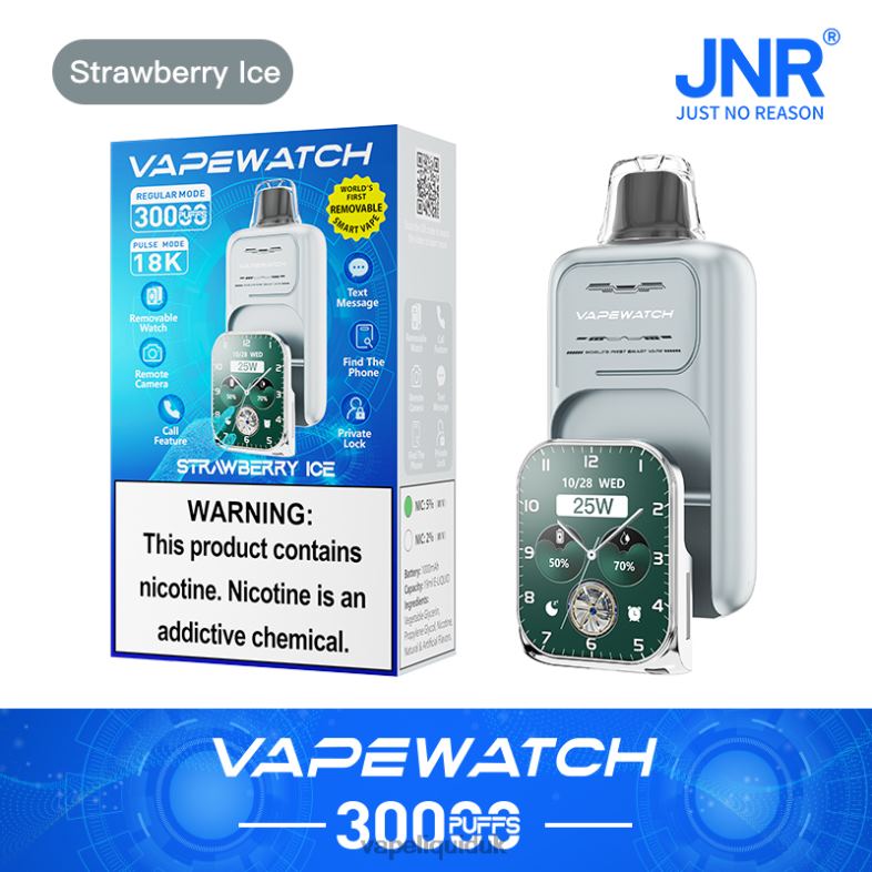 Vape Flavors UK - Strawberry Ice JNR Vape Watch 0DPHT10